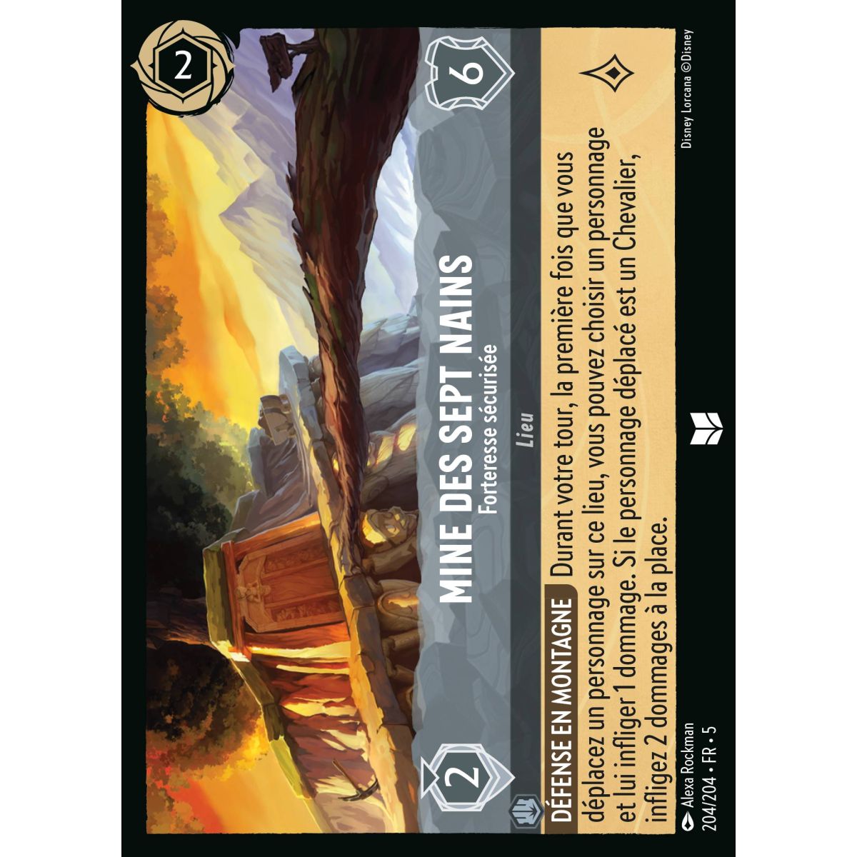 Item Mine des sept Nains - Forteresse sécurisée - 204/204 - SSK - Ciel Scintillant - Brillante - Premium - Français