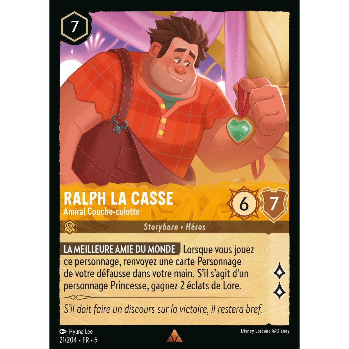 Item Ralph la Casse - Amiral Couche-culotte - 21/204 - SSK - Ciel Scintillant - Brillante - Premium - Français