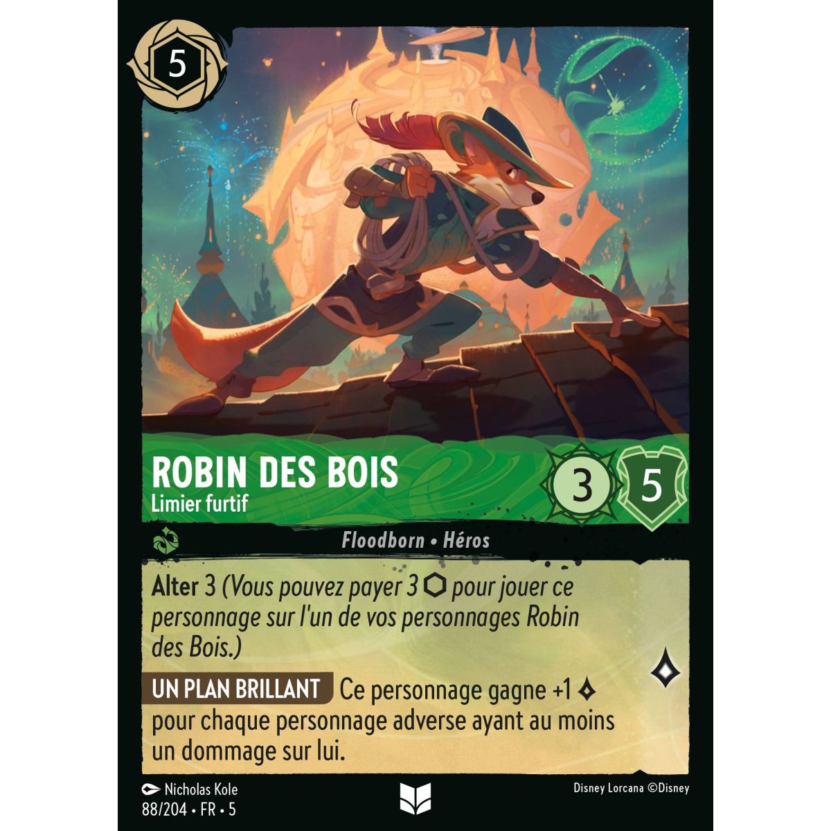 Item Robin des Bois - Limier furtif - 88/204 - SSK - Ciel Scintillant - Brillante - Premium - Français