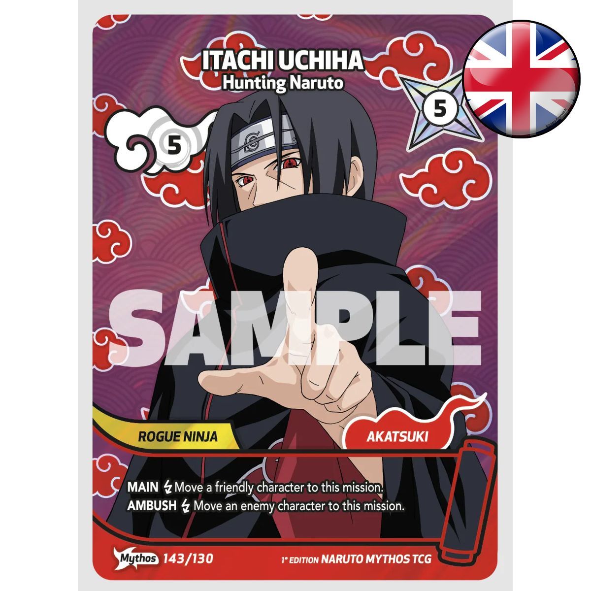 Starter Pack Coffret - Konoha Shido : Itachi & Kisame - Naruto Mythos TCG - 2nd Edition - EN