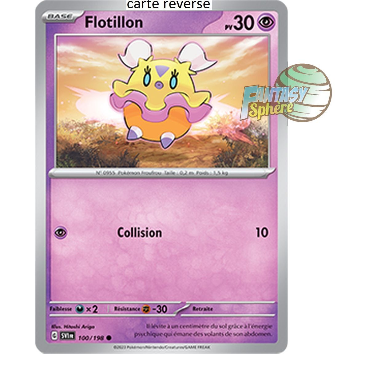 Flotillon - Reverse 100/198 - Ecarlate et Violet