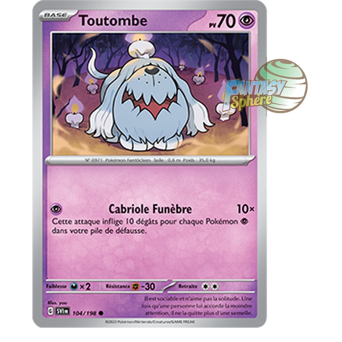 Item Toutombe - Commune 104/198 - Ecarlate et Violet