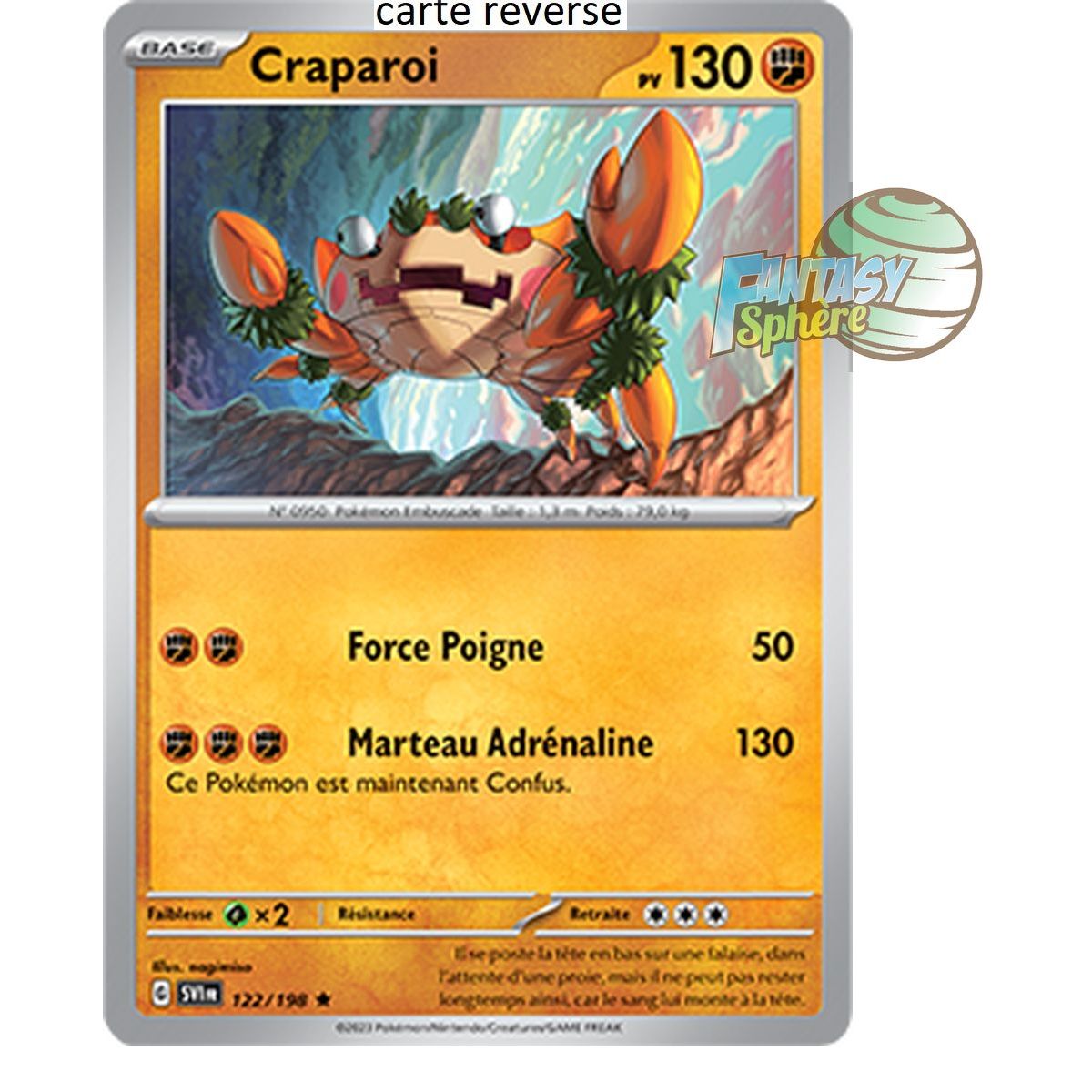 Craparoi - Reverse 122/198 - Ecarlate et Violet