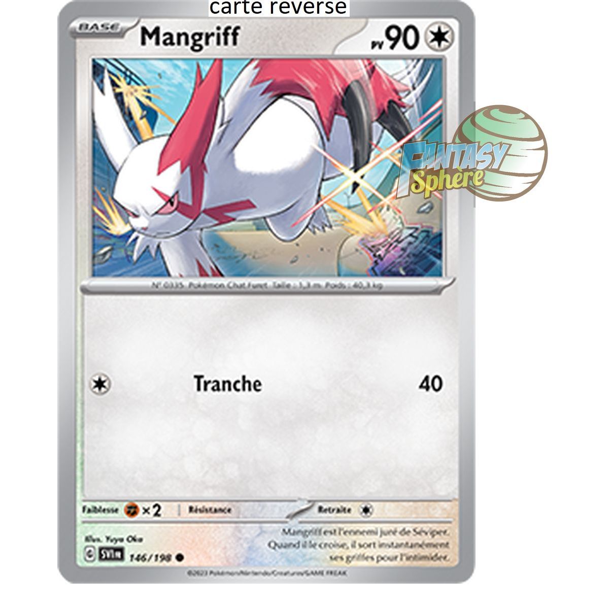 Mangriff - Reverse 146/198 - Ecarlate et Violet