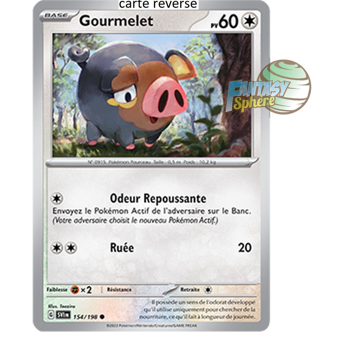 Item Gourmelet - Reverse 154/198 - Ecarlate et Violet