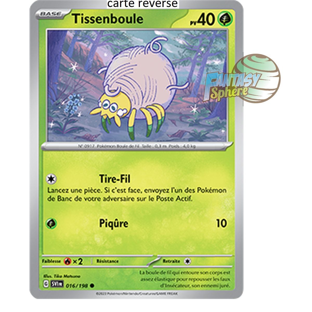 Tissenboule - Reverse 16/198 - Ecarlate et Violet