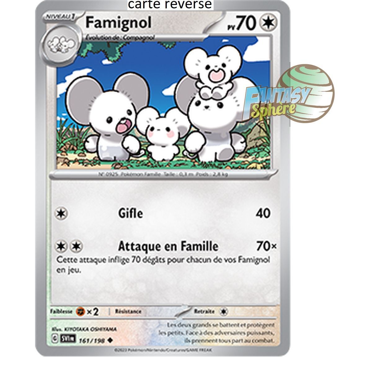Item Famignol - Reverse 161/198 - Ecarlate et Violet