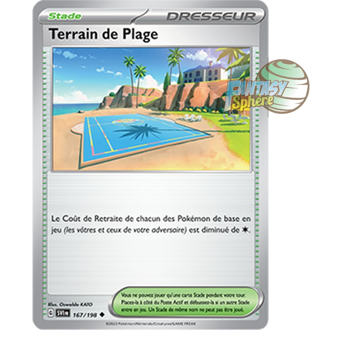 Item Terrain de Plage - Peu Commune 167/198 - Ecarlate et Violet