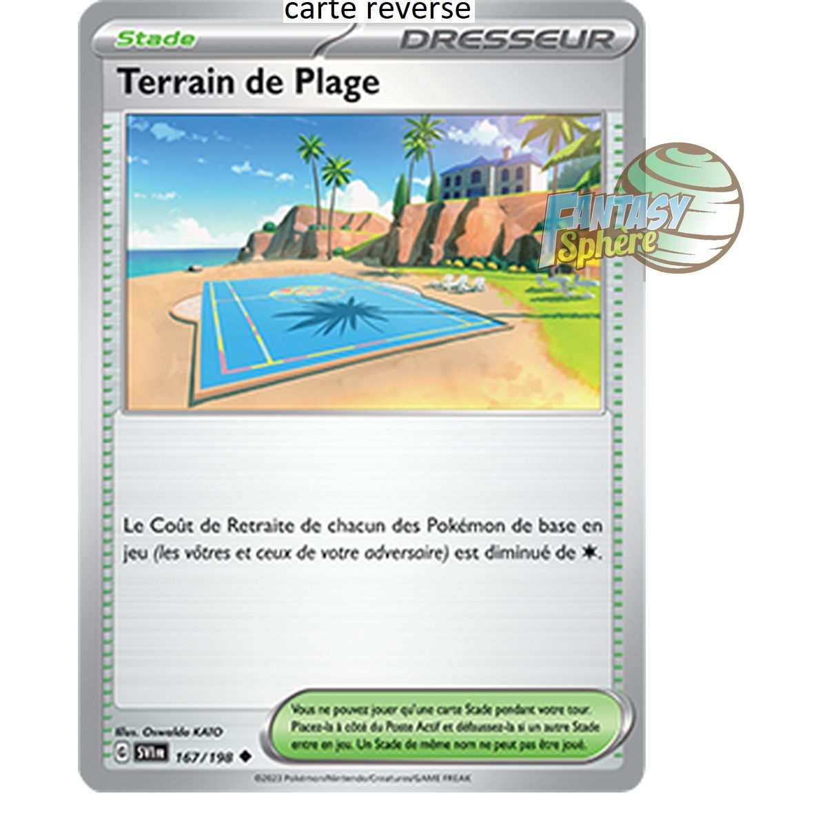 Terrain de Plage - Reverse 167/198 - Ecarlate et Violet