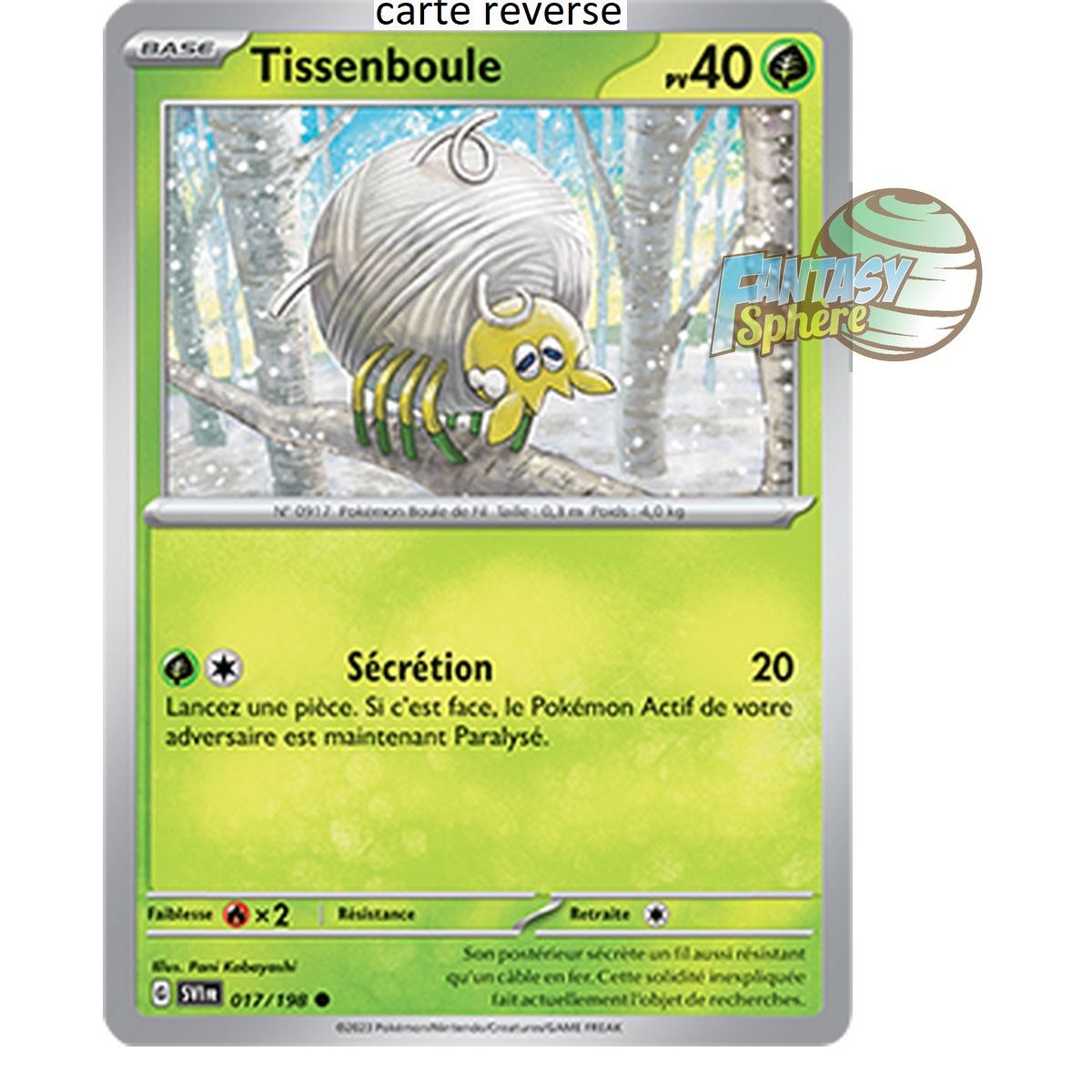 Item Tissenboule - Reverse 17/198 - Ecarlate et Violet