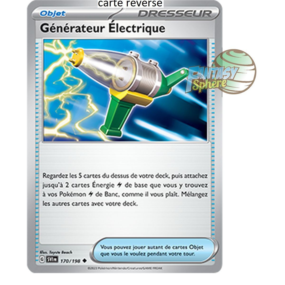 Item Générateur Électrique - Reverse 170/198 - Ecarlate et Violet
