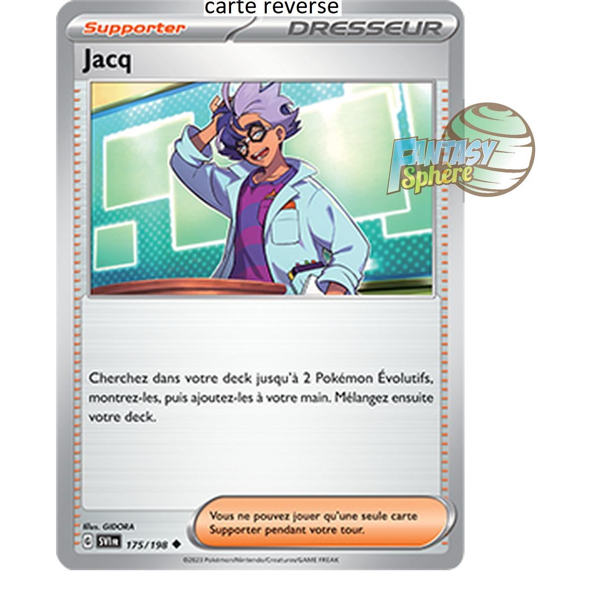 Item Jacq - Reverse 175/198 - Ecarlate et Violet