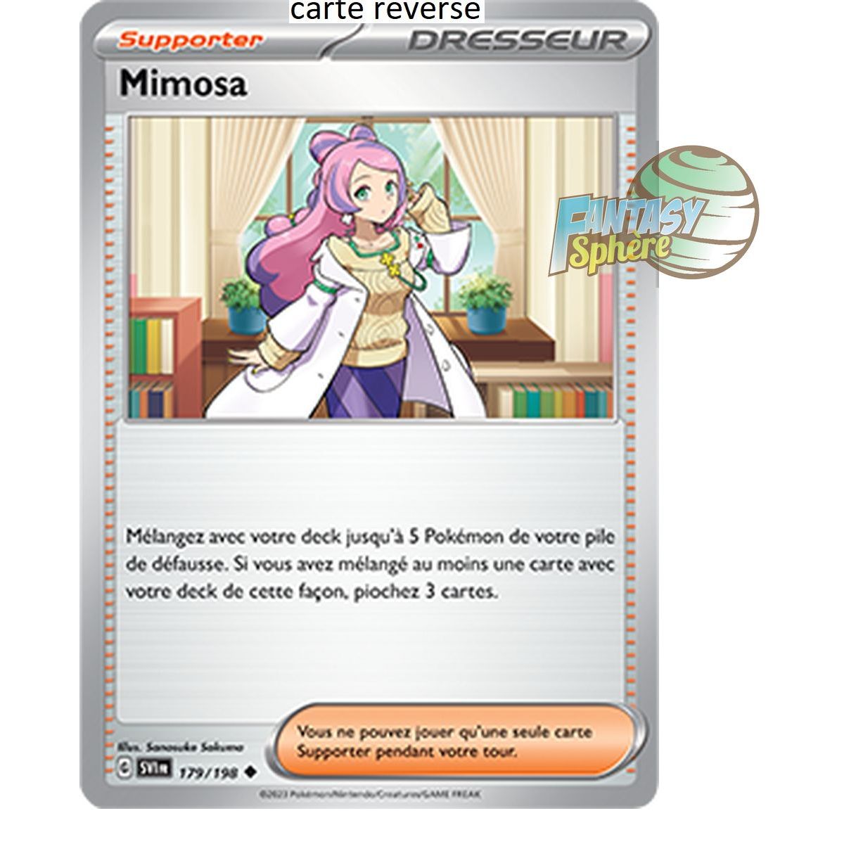 Mimosa - Reverse 179/198 - Ecarlate et Violet