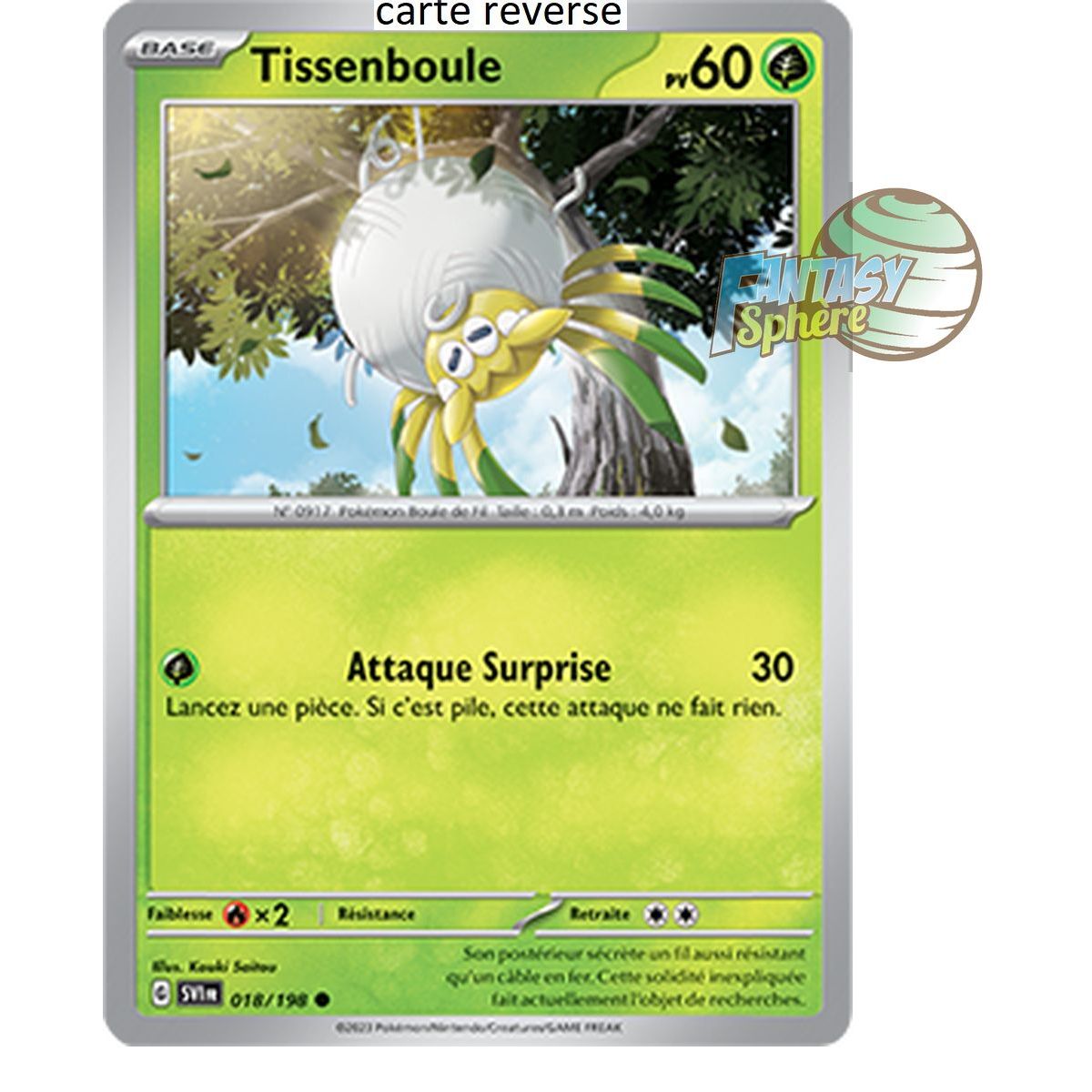 Item Tissenboule - Reverse 18/198 - Ecarlate et Violet