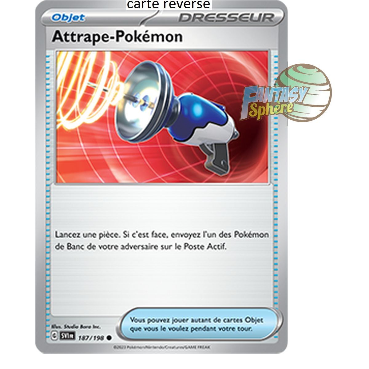 Attrape-Pokémon - Reverse 187/198 - Ecarlate et Violet