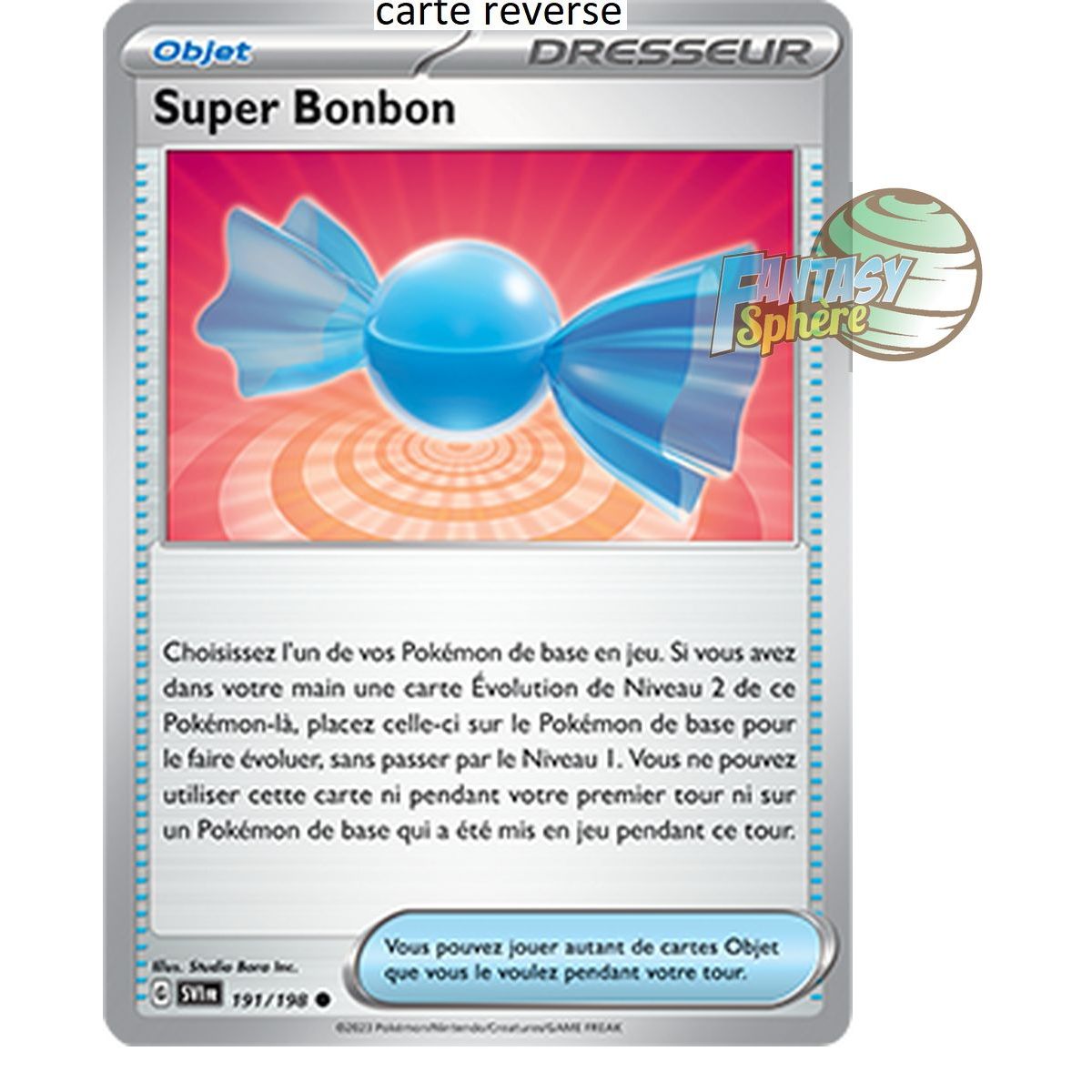 Item Super Bonbon - Reverse 191/198 - Ecarlate et Violet
