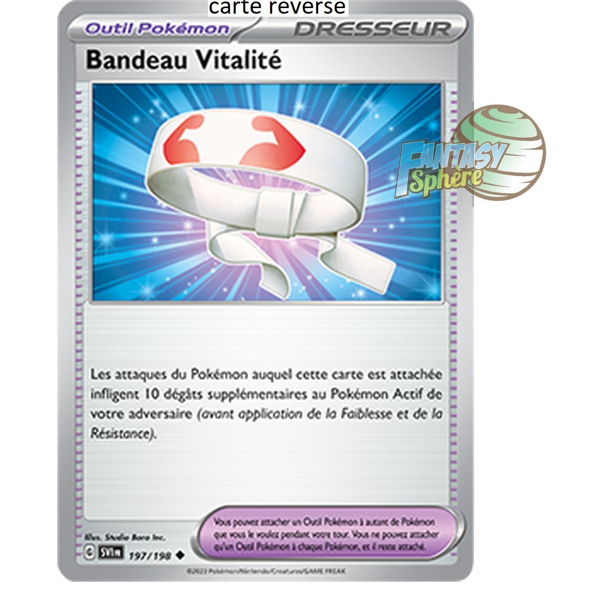 Item Bandeau Vitalité - Reverse 197/198 - Ecarlate et Violet