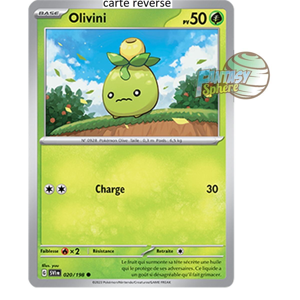 Item Olivini - Reverse 20/198 - Ecarlate et Violet