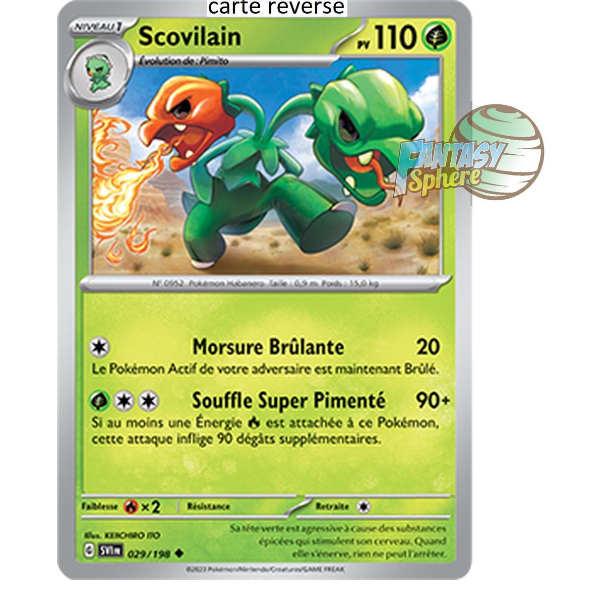 Item Scovilain - Reverse 29/198 - Ecarlate et Violet