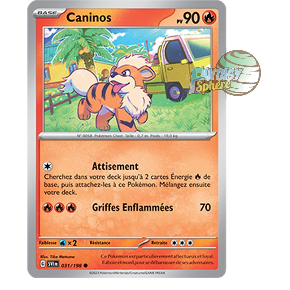 Item Caninos - Commune 31/198 - Ecarlate et Violet
