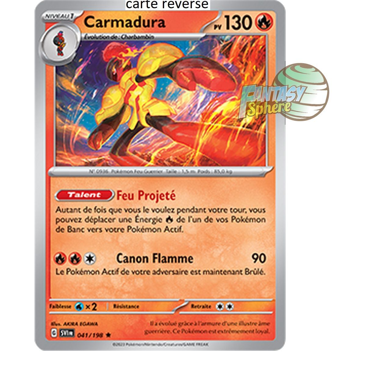 Item Carmadura - Reverse 41/198 - Ecarlate et Violet