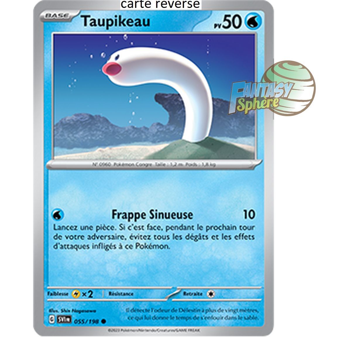 Taupikeau - Reverse 55/198 - Ecarlate et Violet