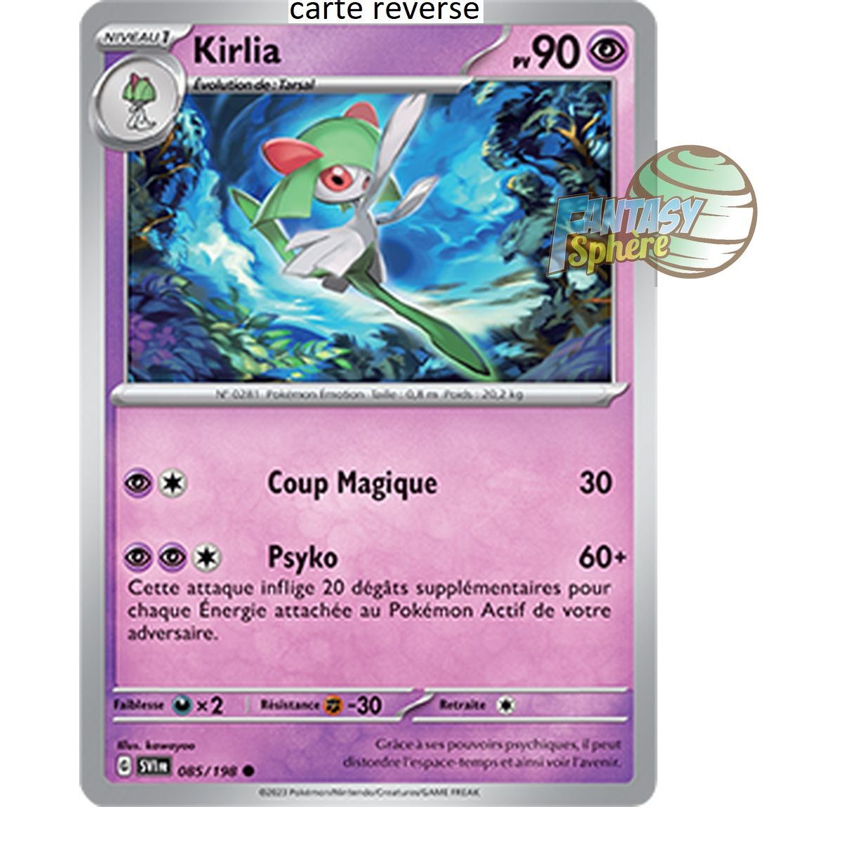 Kirlia - Reverse 85/198 - Ecarlate et Violet