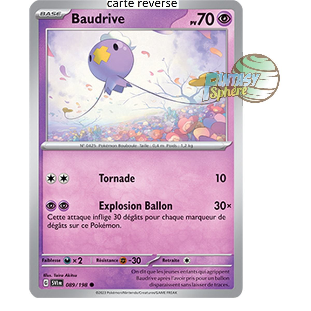 Baudrive - Reverse 89/198 - Ecarlate et Violet