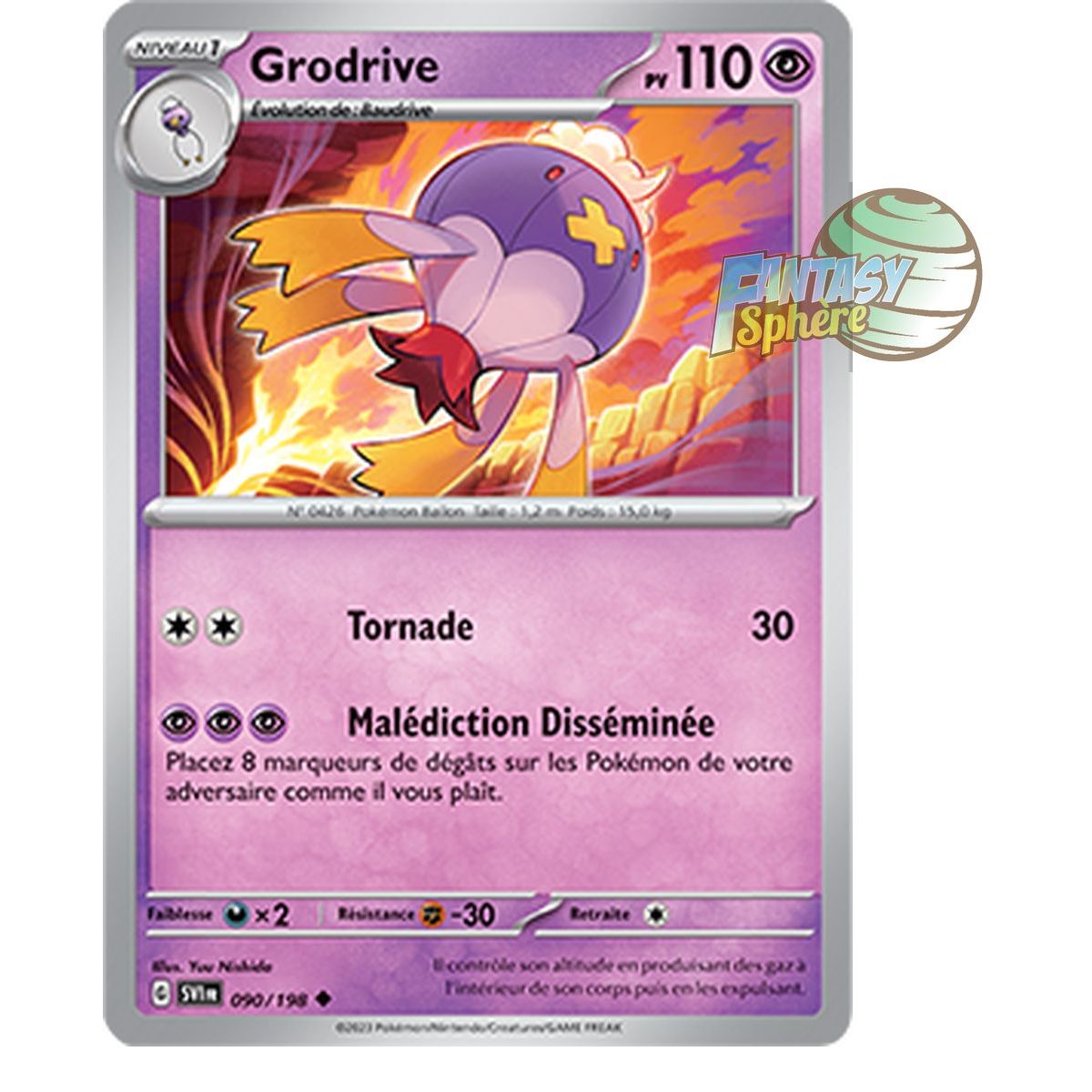 Item Grodrive - Peu Commune 90/198 - Ecarlate et Violet