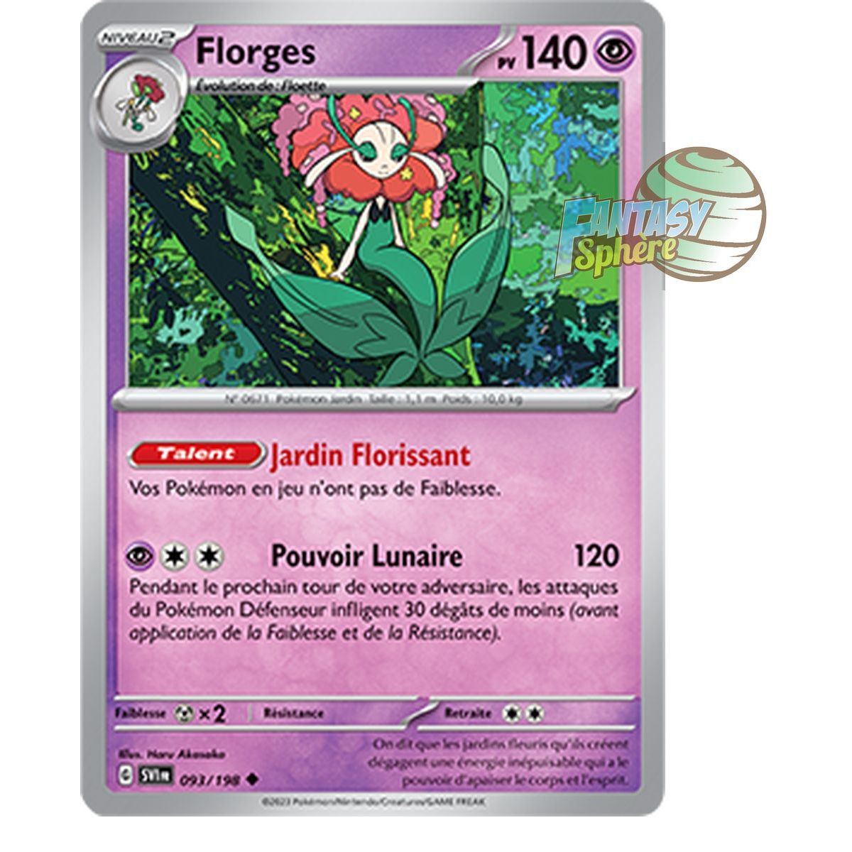 Item Florges - Peu Commune 93/198 - Ecarlate et Violet