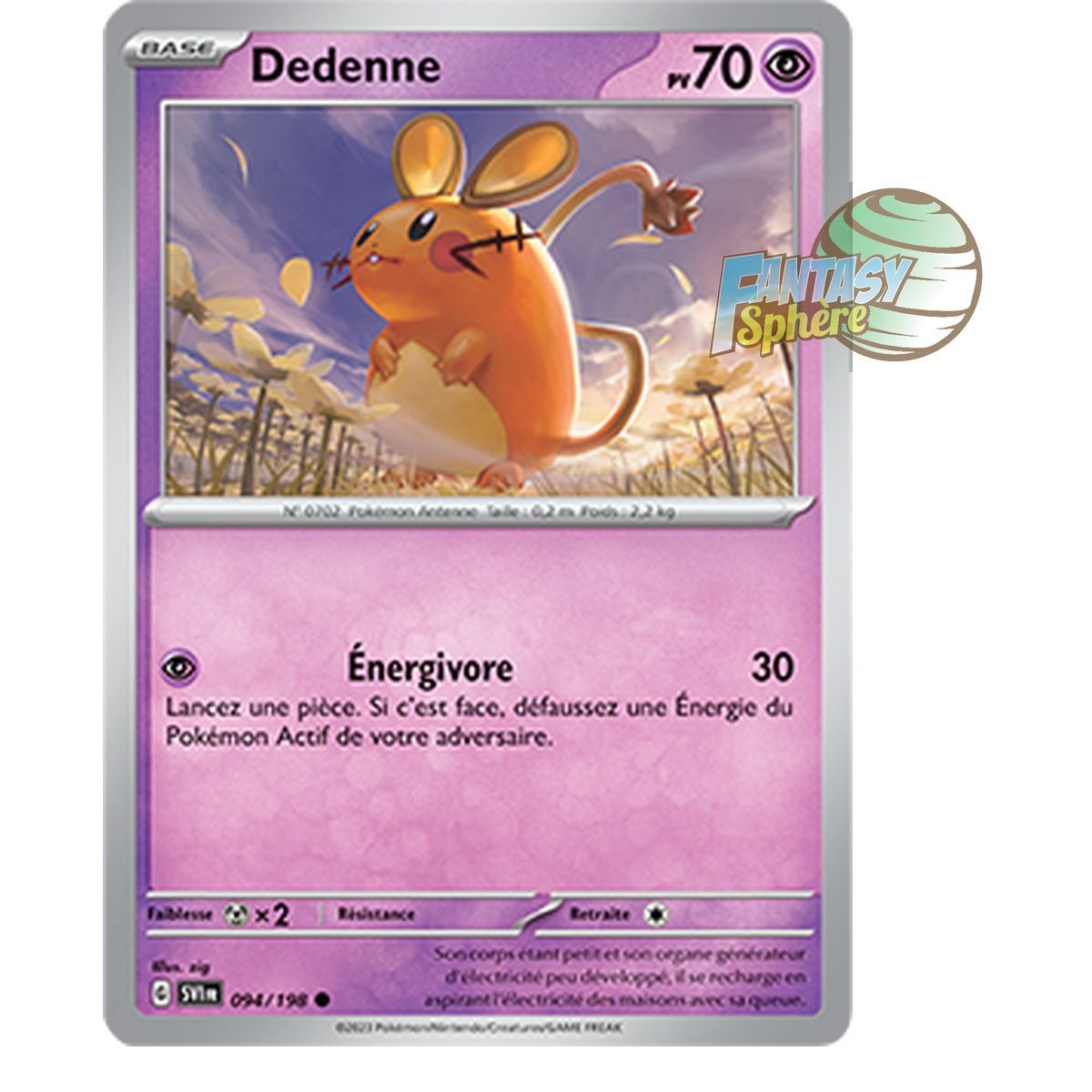 Dedenne - Commune 94/198 - Ecarlate et Violet