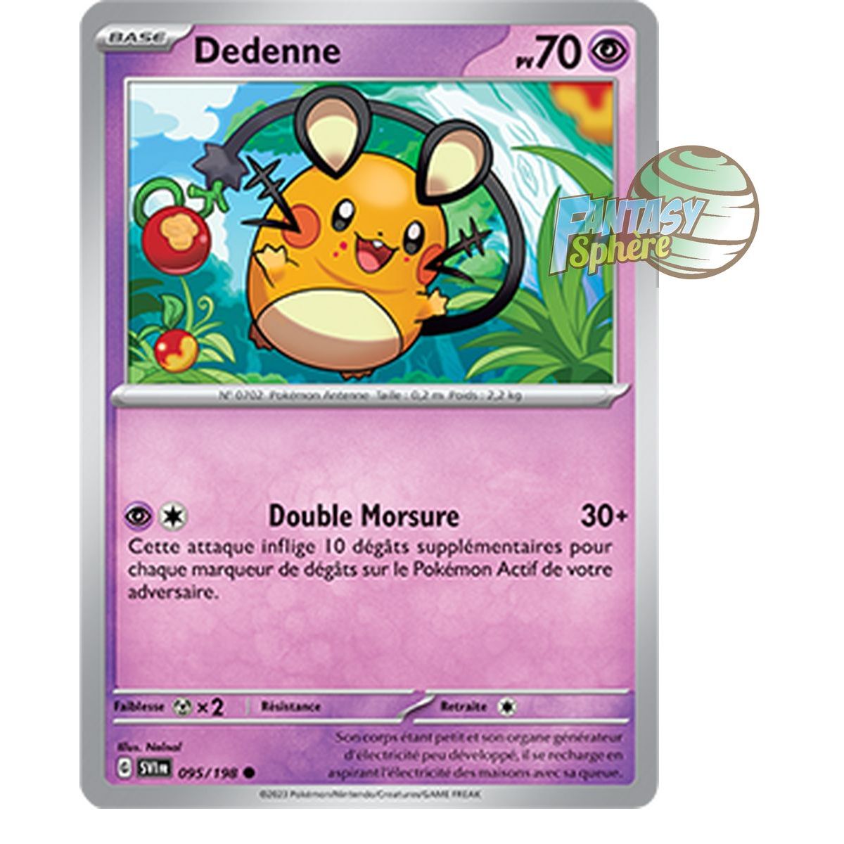 Dedenne - Commune 95/198 - Ecarlate et Violet