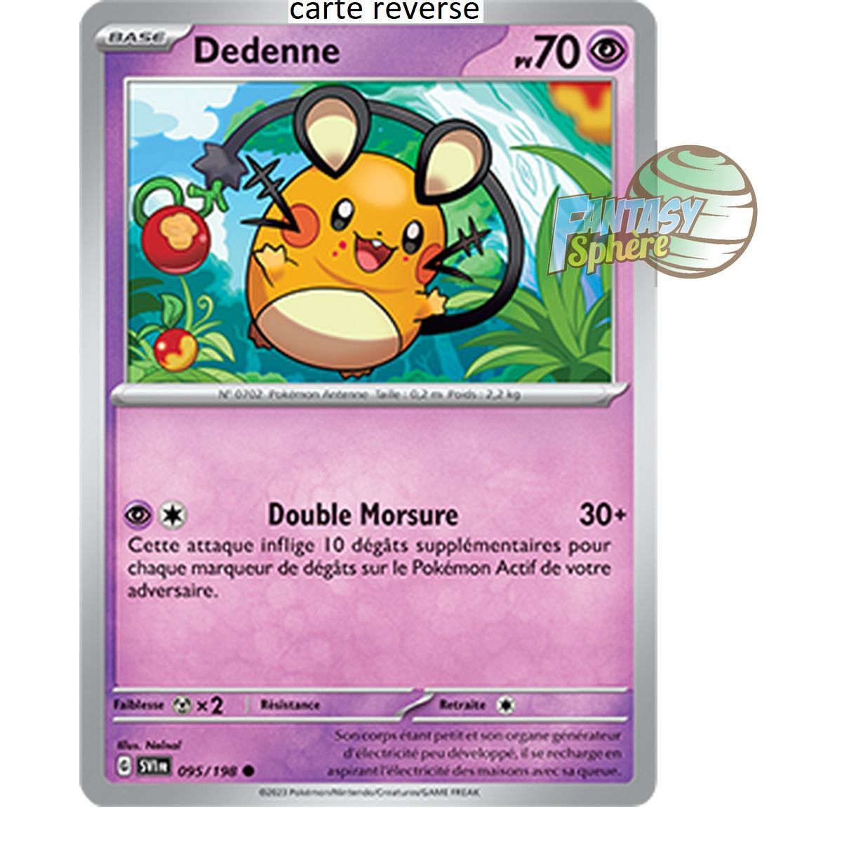 Dedenne - Reverse 95/198 - Ecarlate et Violet