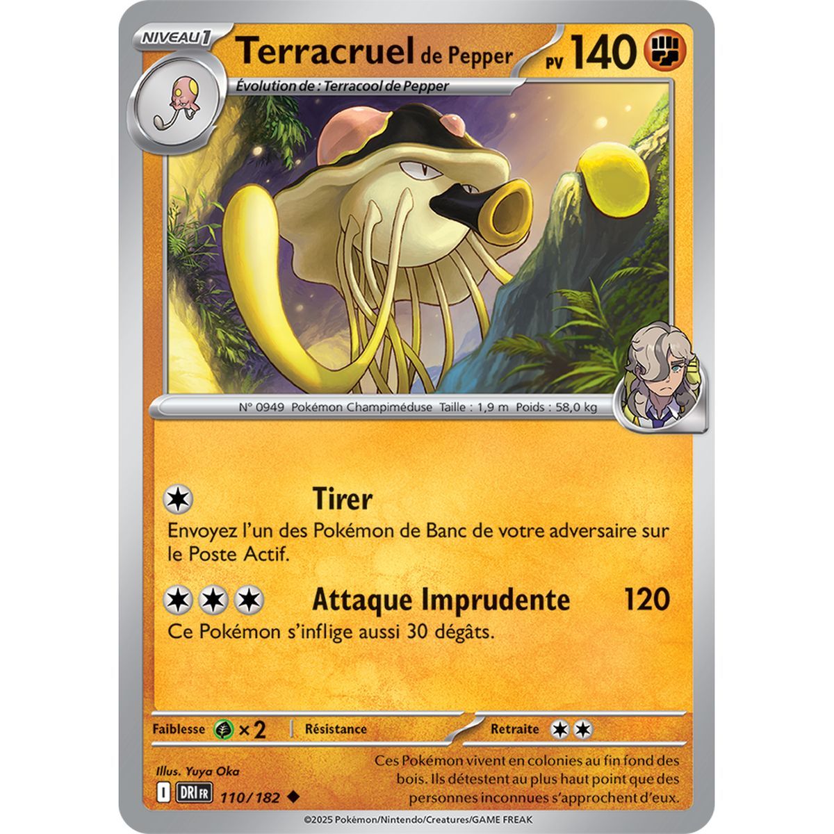 Item Terracruel de Pepper - Peu Commune 110/182 - Ecarlate et Violet 10 Rivalités Destinées