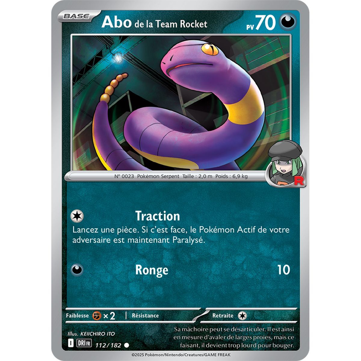 Item Abo de la Team Rocket - Commune 112/182 - Ecarlate et Violet 10 Rivalités Destinées