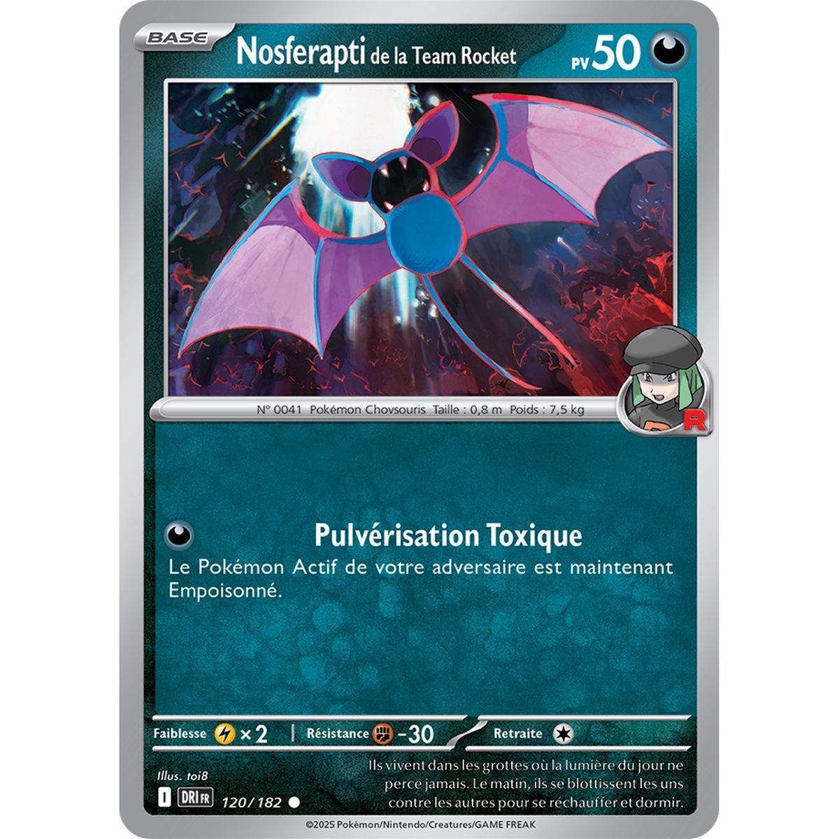 Item Nosferapti de la Team Rocket - Commune 120/182 - Ecarlate et Violet 10 Rivalités Destinées