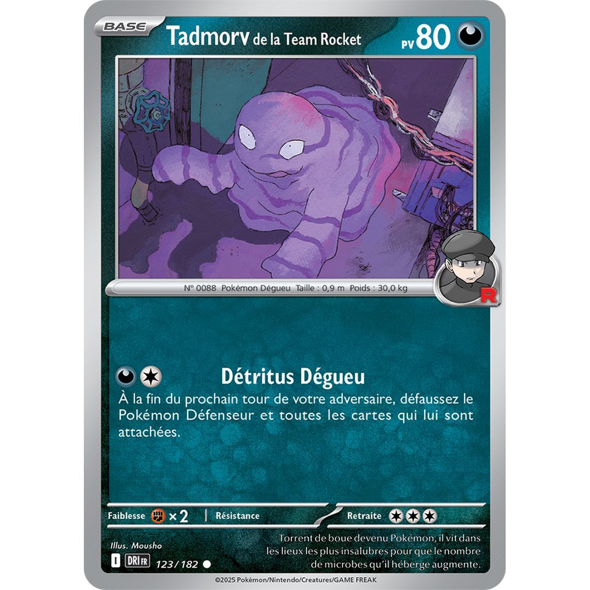 Item Tadmorv de la Team Rocket - Commune 123/182 - Ecarlate et Violet 10 Rivalités Destinées