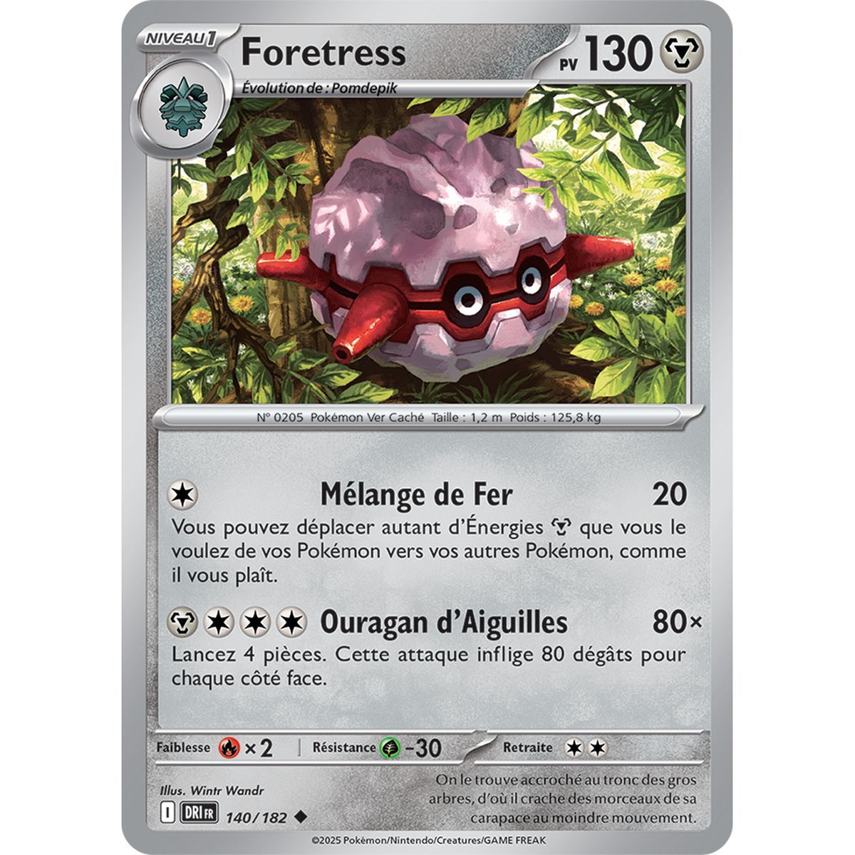 Foretress - Peu Commune 140/182 - Ecarlate et Violet 10 Rivalités Destinées