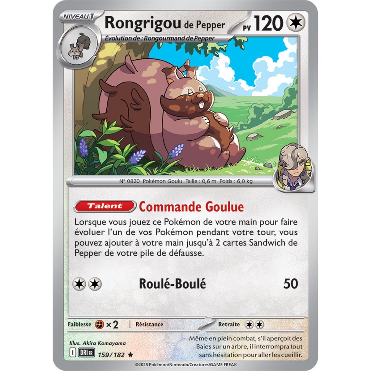 Rongrigou de Pepper - Reverse 159/182 - Ecarlate et Violet 10 Rivalités Destinées