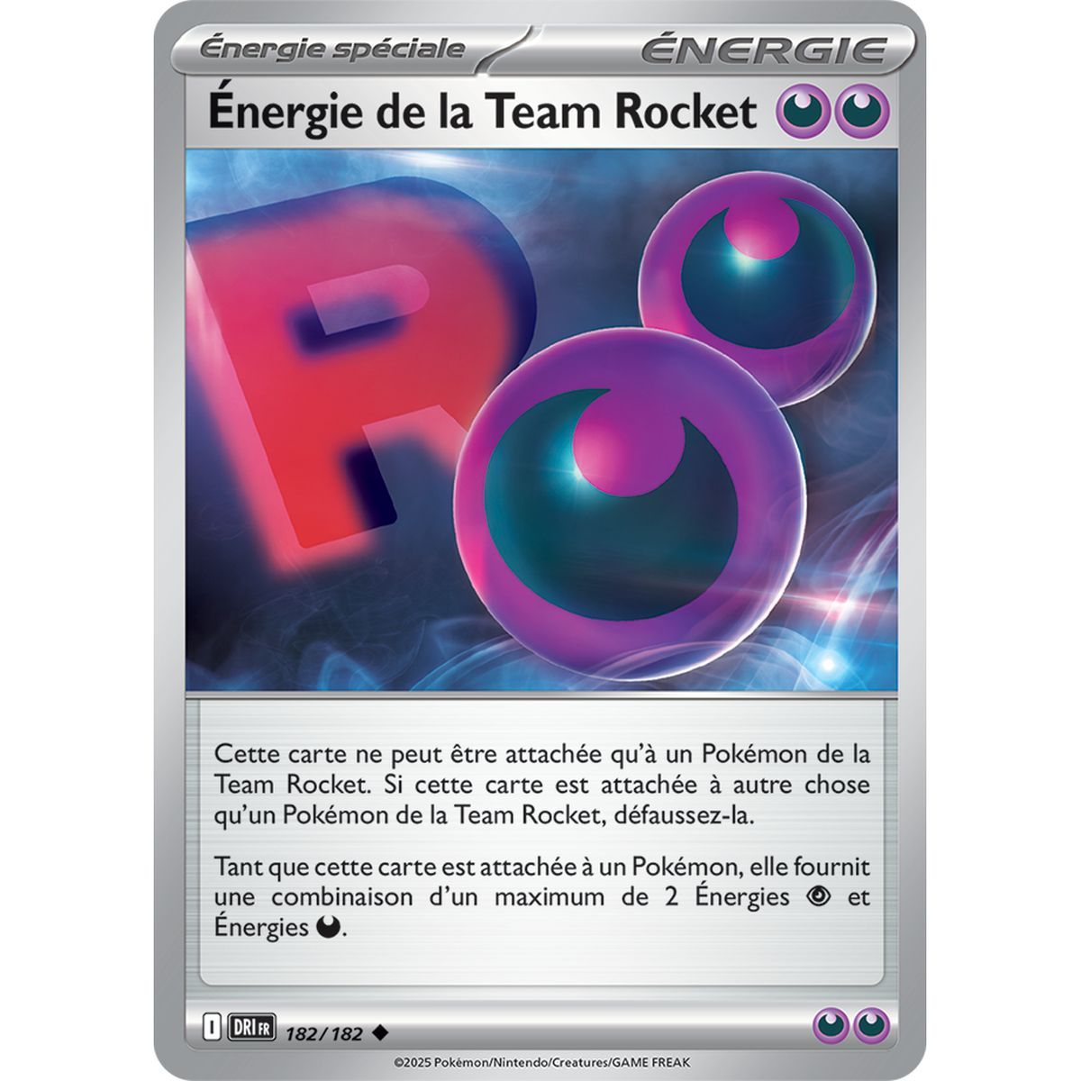 Énergie de la Team Rocket - Reverse 182/182 - Ecarlate et Violet 10 Rivalités Destinées