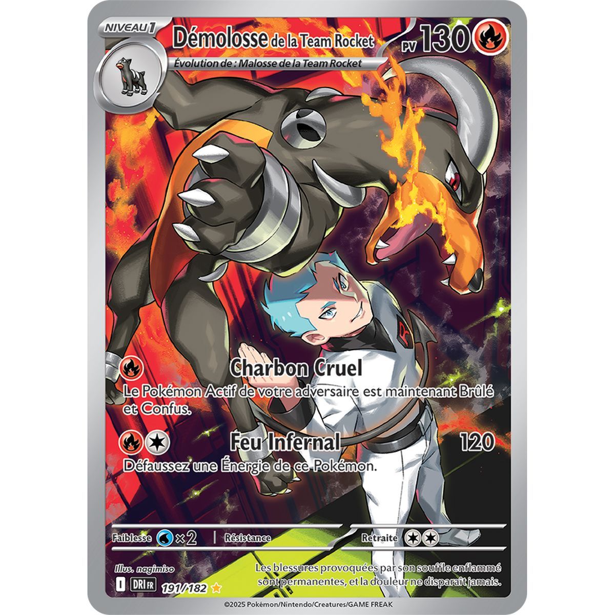 Item Démolosse de la Team Rocket - Illustration Rare 191/182 - Ecarlate et Violet 10 Rivalités Destinées