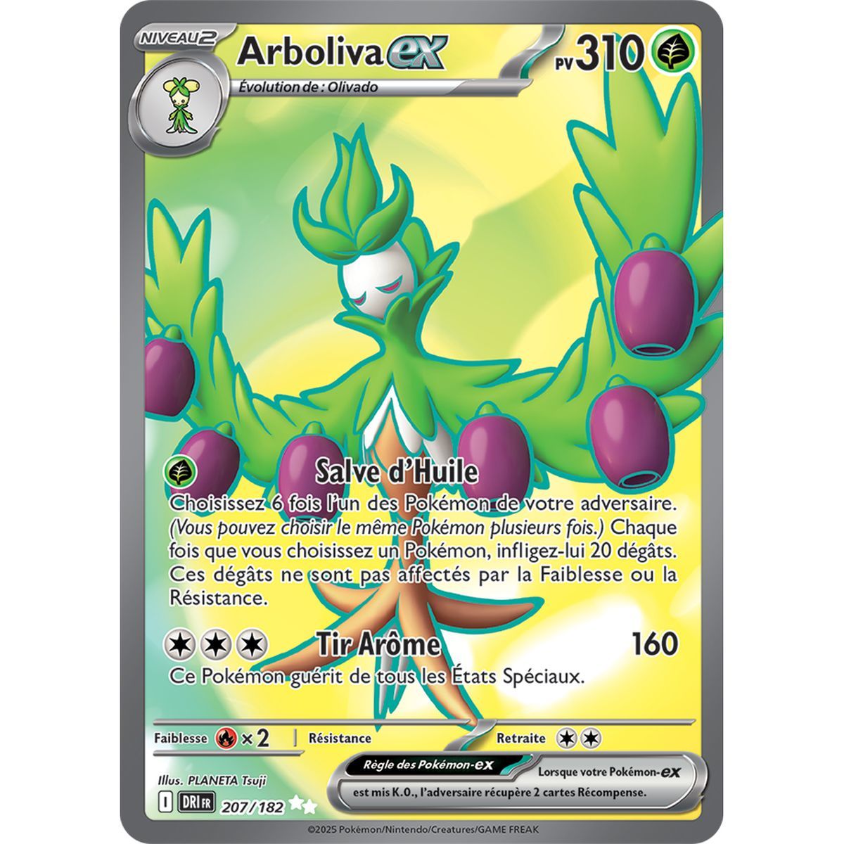 Arboliva-ex - Ultra Rare 207/182 - Ecarlate et Violet 10 Rivalités Destinées