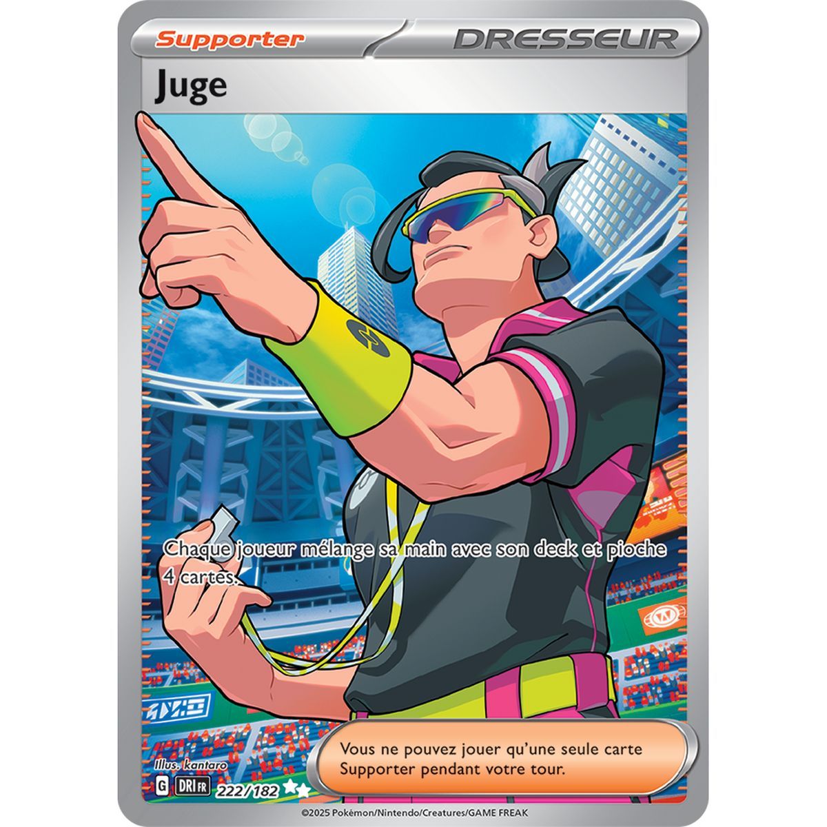 Item Juge - Ultra Rare 222/182 - Ecarlate et Violet 10 Rivalités Destinées