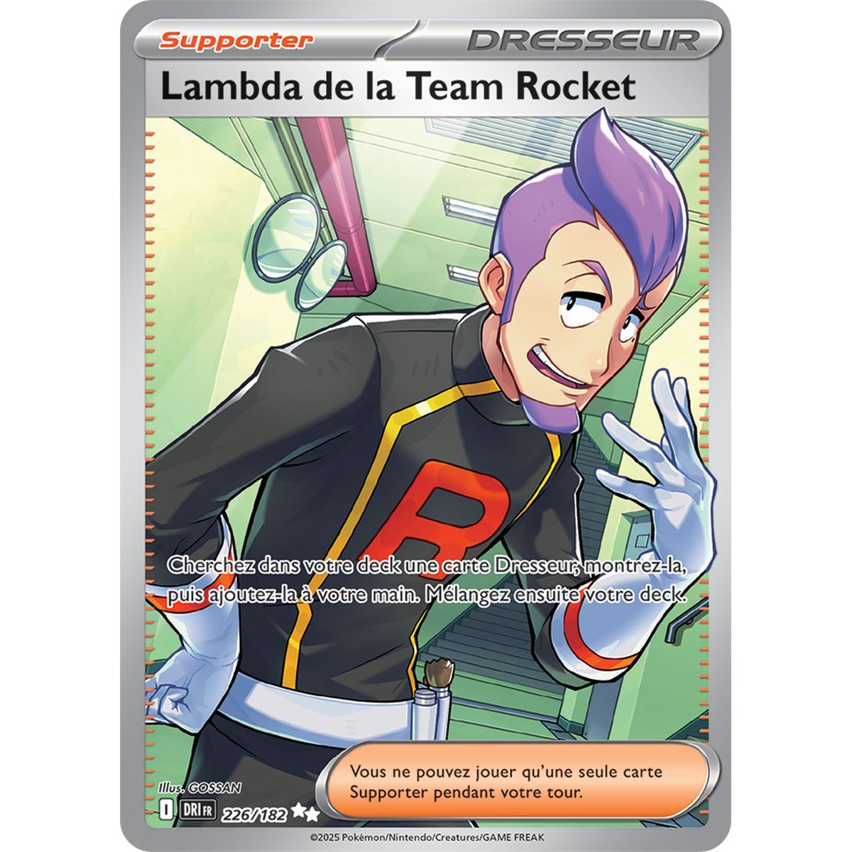 Lambda de la Team Rocket - Ultra Rare 226/182 - Ecarlate et Violet 10 Rivalités Destinées