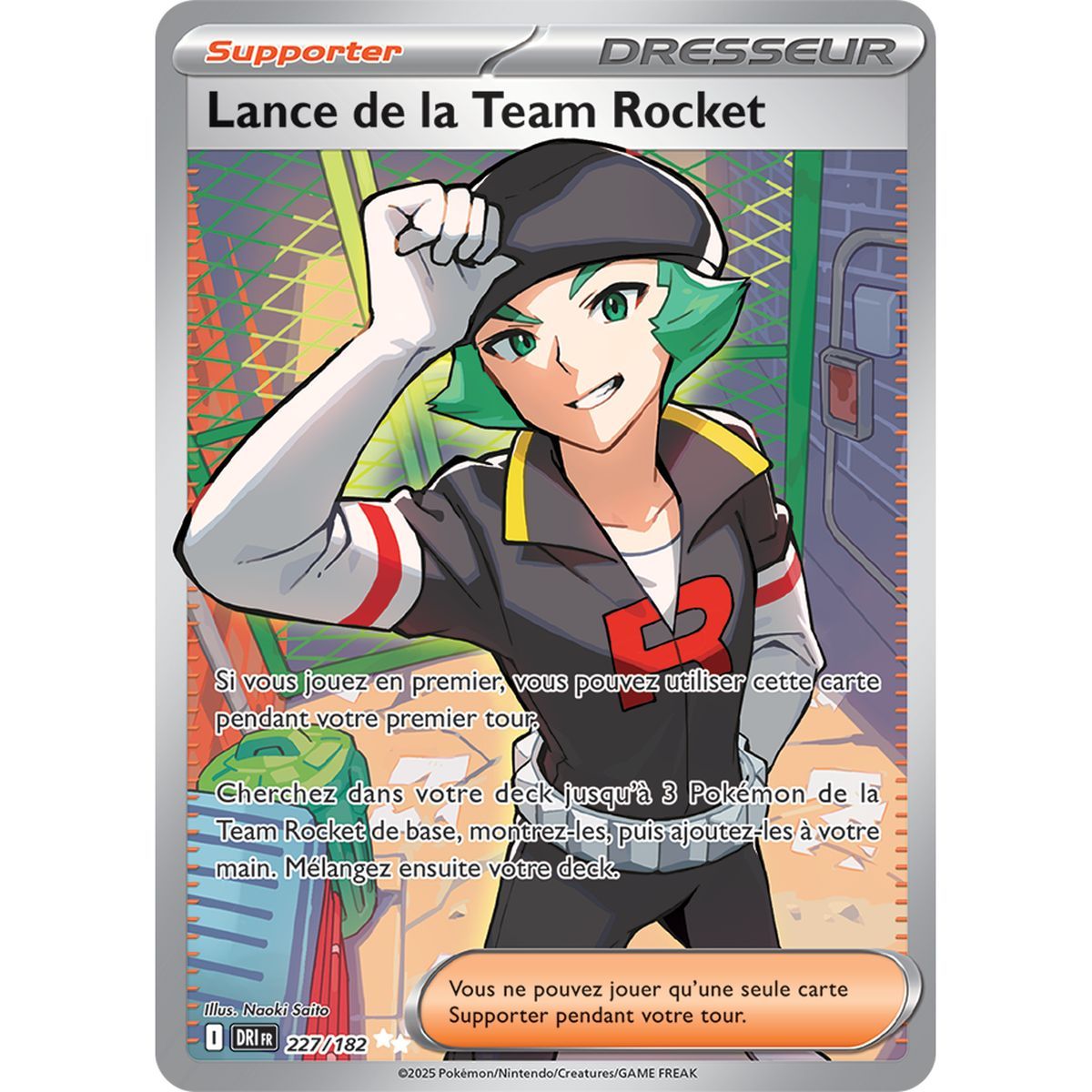 Lance de la Team Rocket - Ultra Rare 227/182 - Ecarlate et Violet 10 Rivalités Destinées