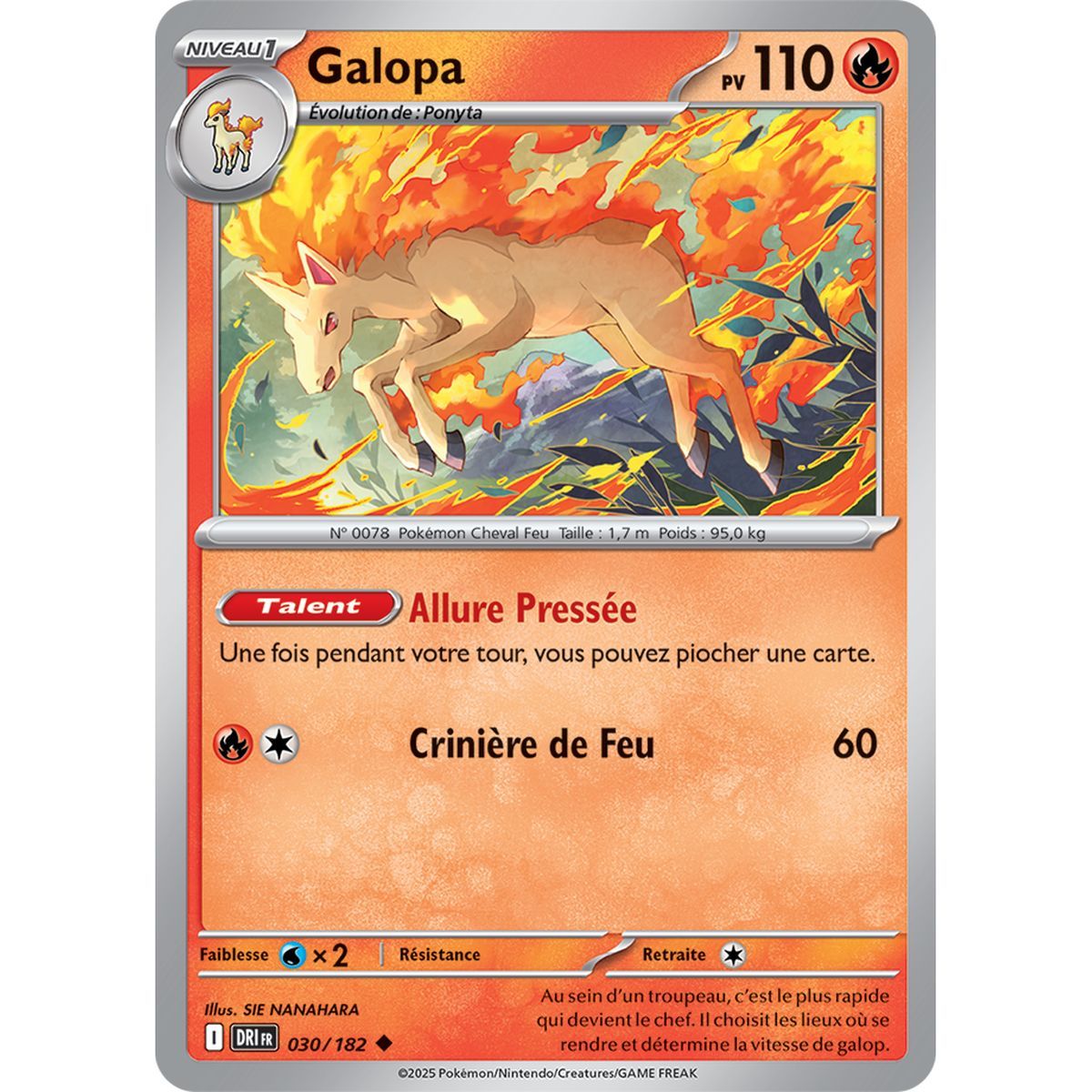 Galopa - Peu Commune 30/182 - Ecarlate et Violet 10 Rivalités Destinées