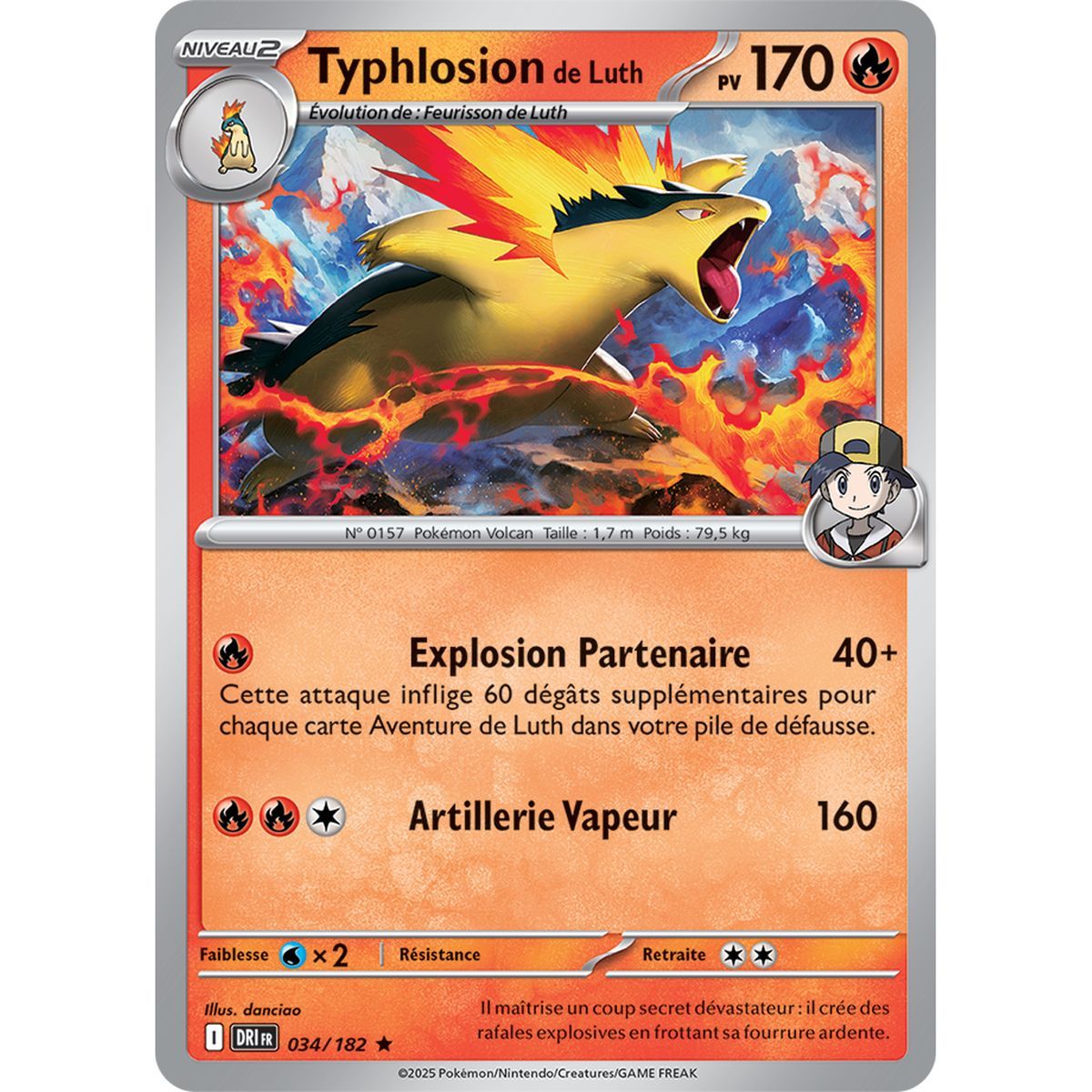 Item Typhlosion de Luth - Reverse 34/182 - Ecarlate et Violet 10 Rivalités Destinées