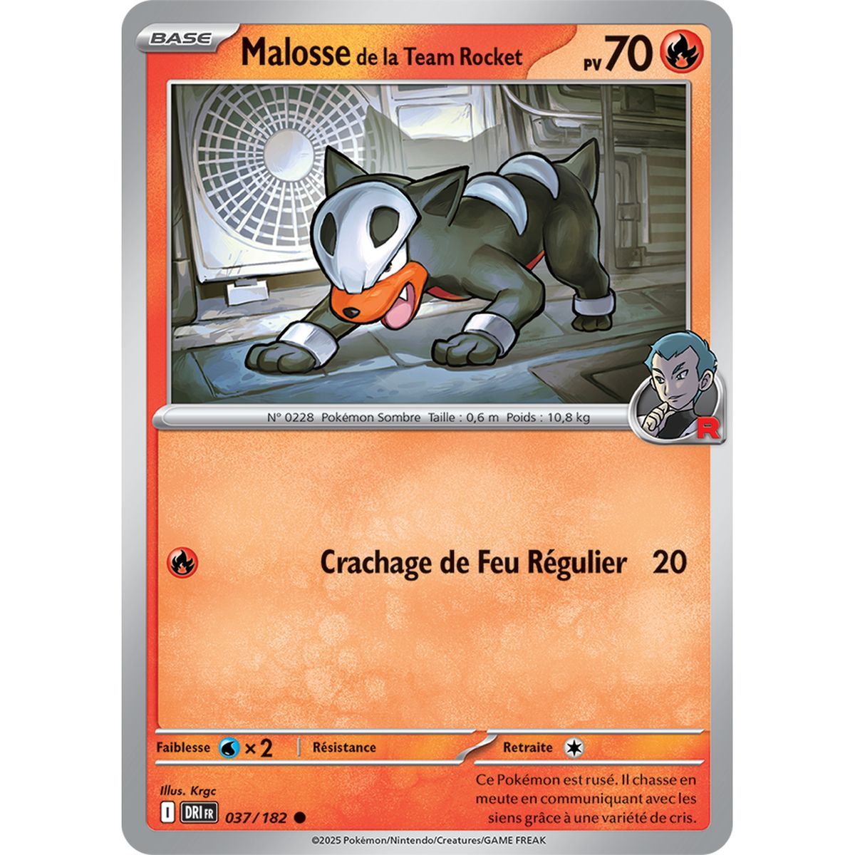 Malosse de la Team Rocket - Reverse 37/182 - Ecarlate et Violet 10 Rivalités Destinées