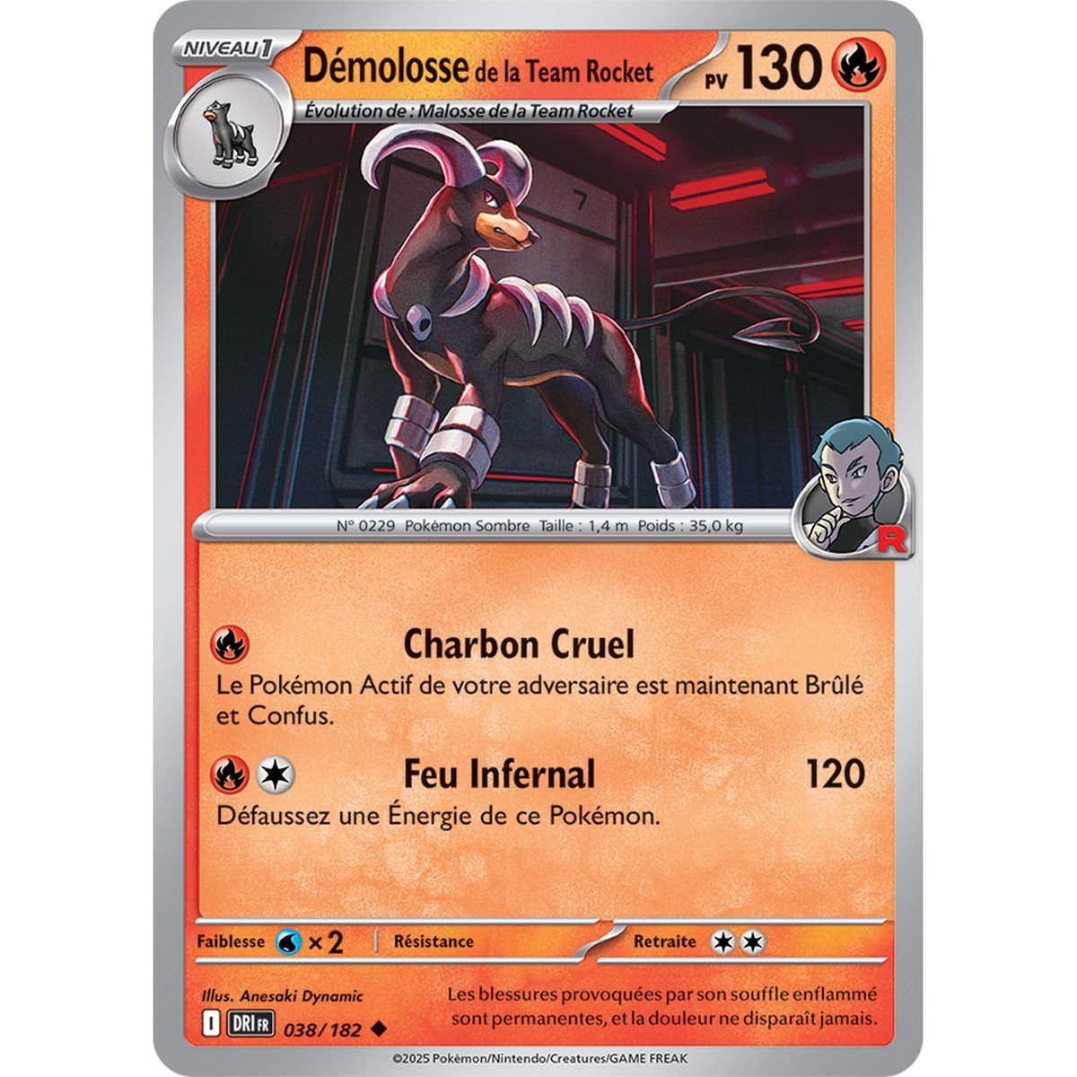 Item Démolosse de la Team Rocket - Peu Commune 38/182 - Ecarlate et Violet 10 Rivalités Destinées