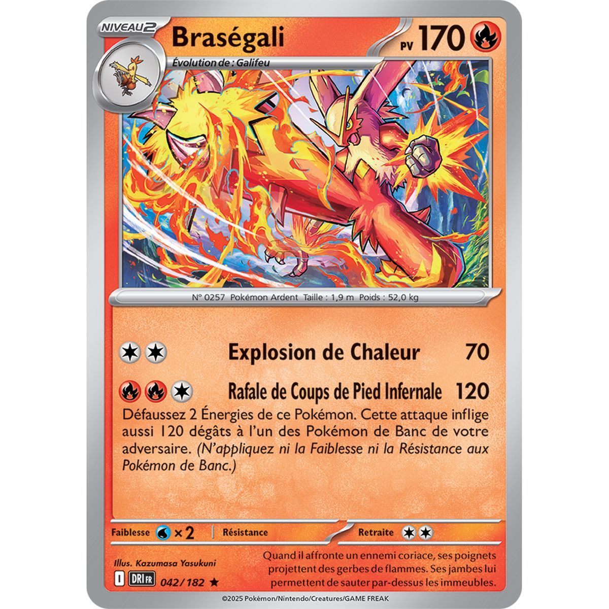 Braségali - Reverse 42/182 - Ecarlate et Violet 10 Rivalités Destinées